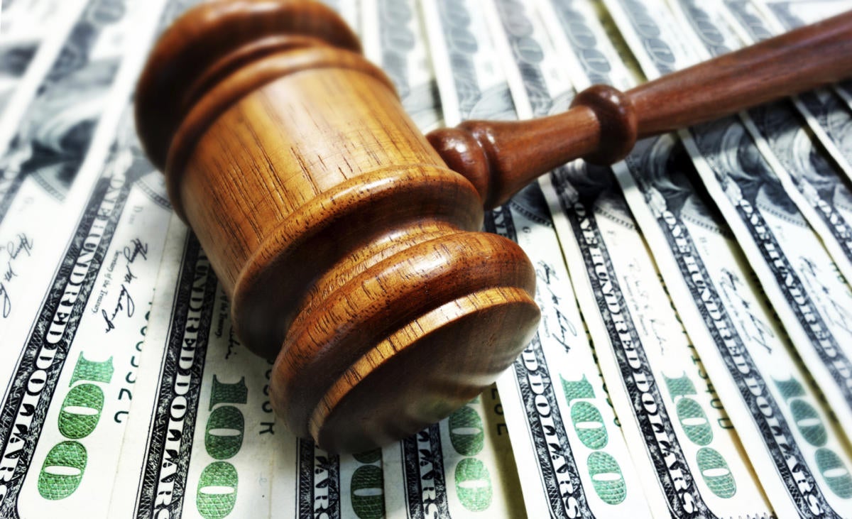 lawsuit judge law court decision sued money